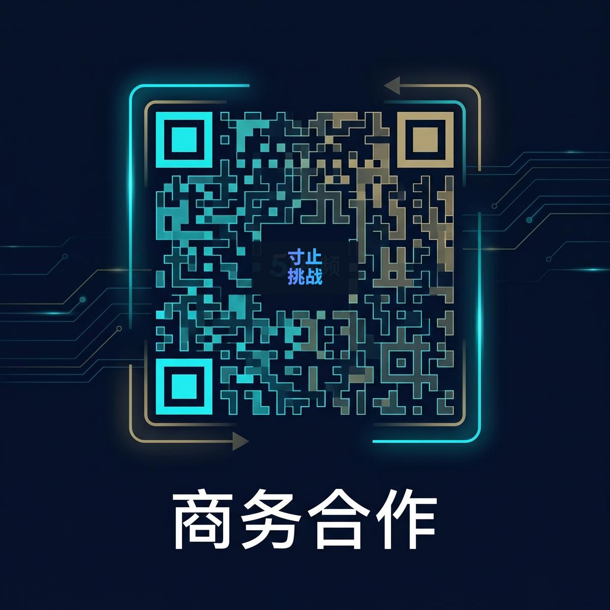 寸止挑战商务合作二维码