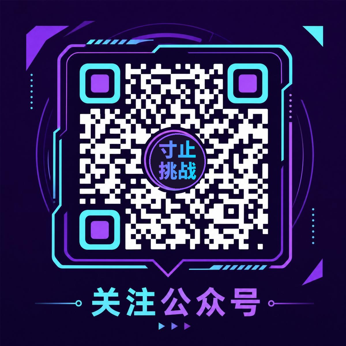 寸止挑战官方公众号二维码